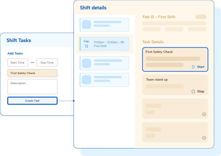 Humanity Schedule - Shift Tasks