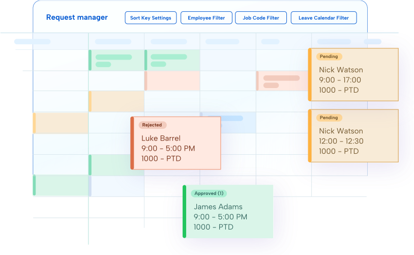 TimeClock Plus Staffing Sub Search preview