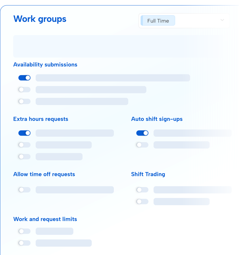 Aladtec Defining work groups preview