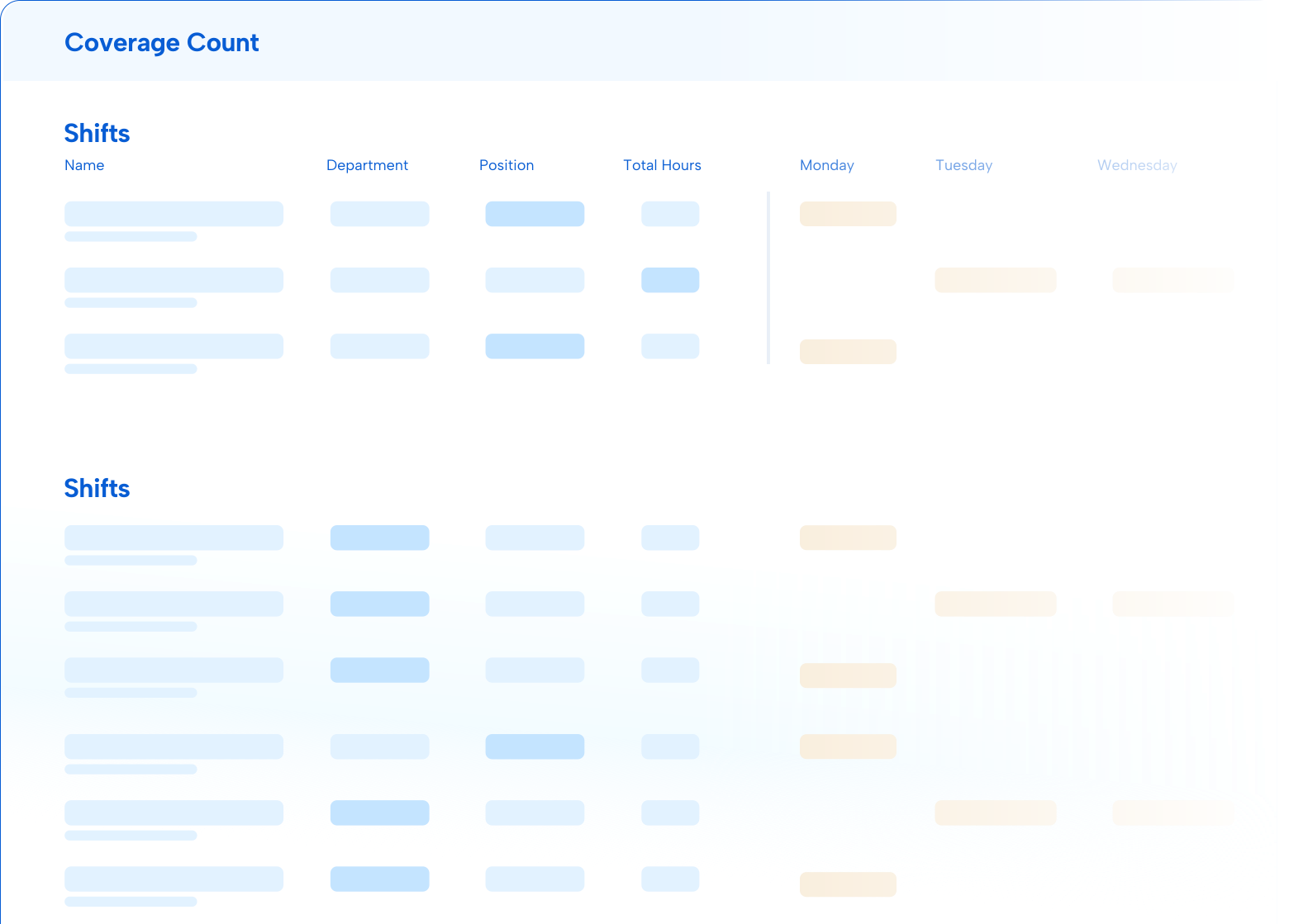 ScheduleAnywhere - Spreadsheet interface