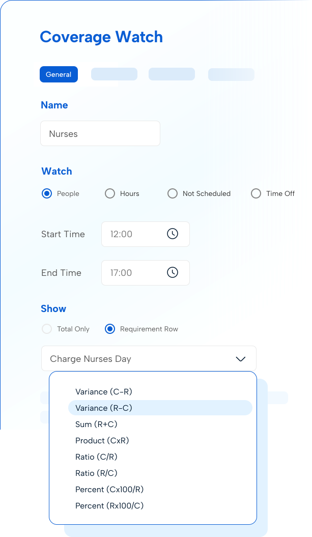 ScheduleAnywhere - coverage watch